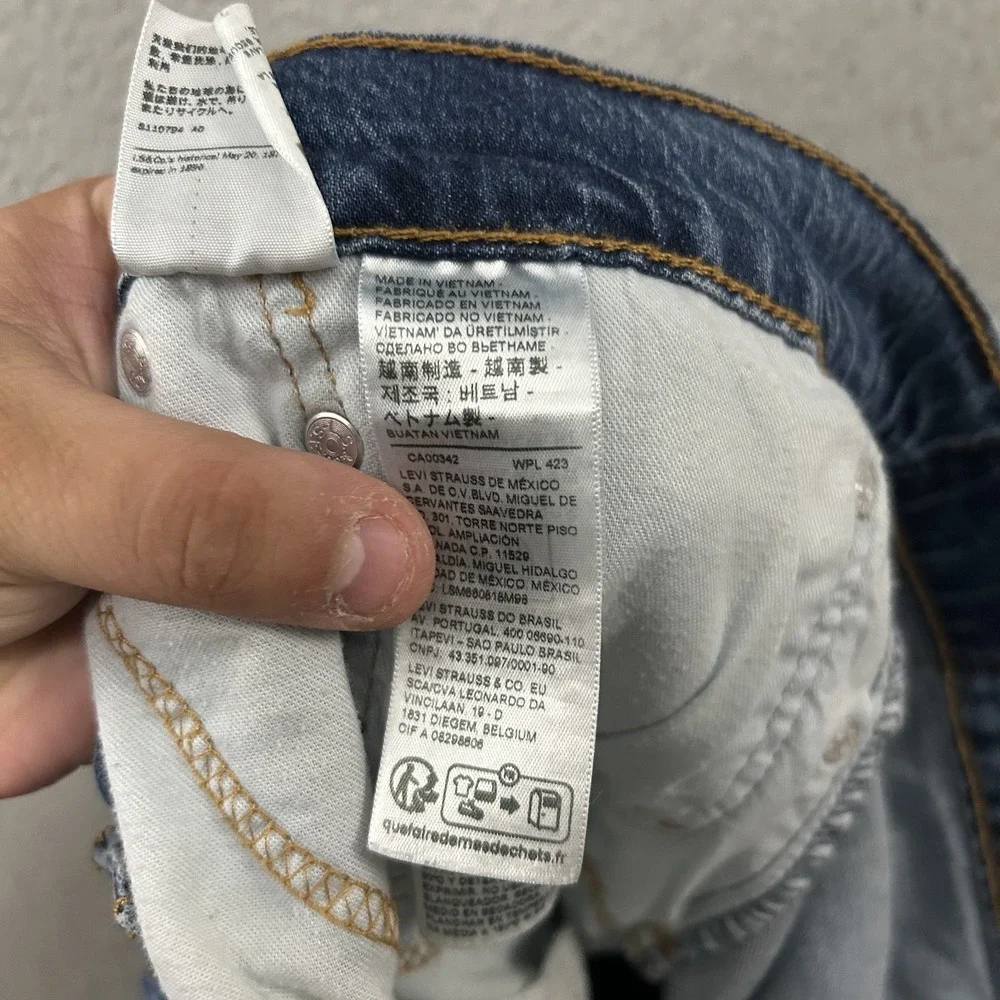 Levis Jeans Mens 40x32 Blue Denim 541 Athletic Fit Stretch American Medium Wash